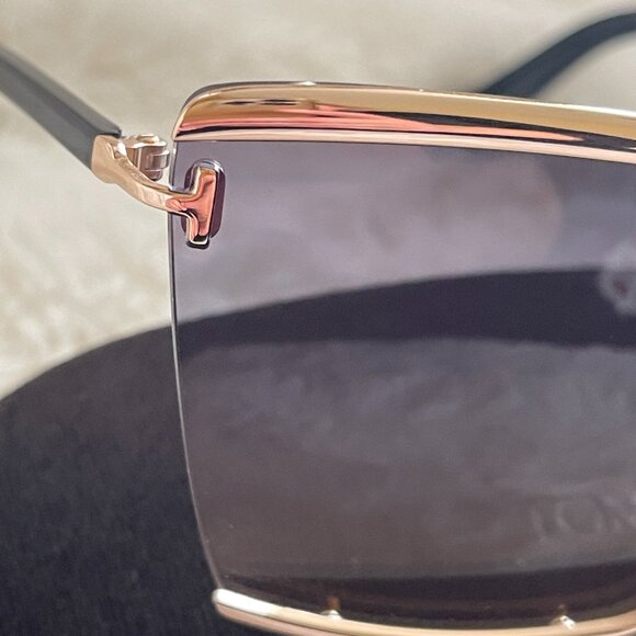 Tom Ford Elle-02 TF936 28B Sunglasses Women\'s Rose Gold/Grey-Brown Gradient 71mm